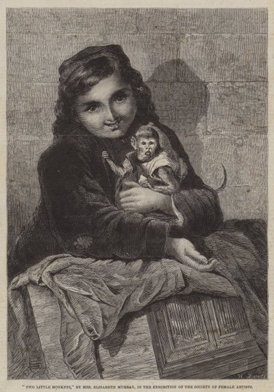 Dos pequeños monos de Elizabeth Murray